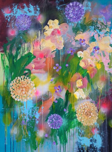 Il giardino di Hanako #45 von Laura Capellini, Malerei kaufen auf Singulart