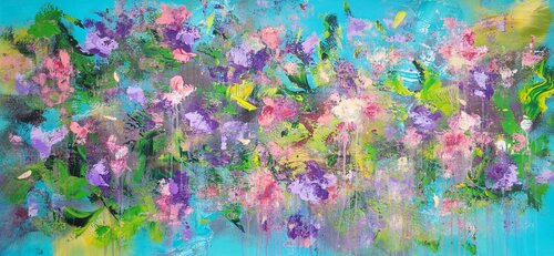 Il giardino di Flora #28 de Laura Capellini, Pintura a la venta en Singulart