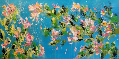 LES FLEURS # 86 de Laura Capellini, Pintura a la venta en Singulart