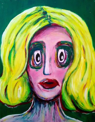 Lady CHOUCROUTE von MARIE - ÉDITH ALMASI, Malerei kaufen auf Singulart