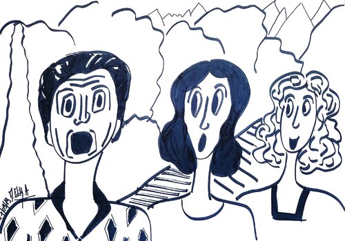 LES VACANCES 12 di MARIE - ÉDITH ALMASI, Disegno in vendita su Singulart