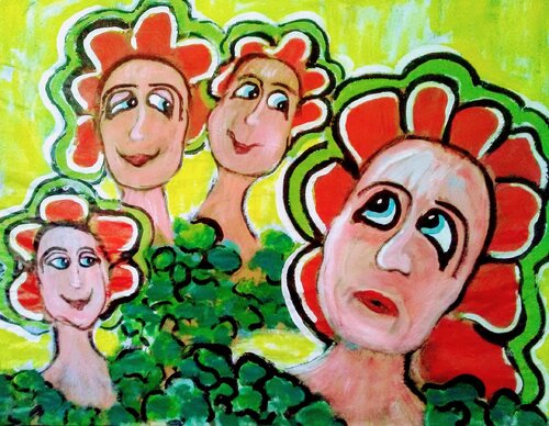 FLORA by MARIE - ÉDITH ALMASI, Work on Paper for Sale on Singulart
