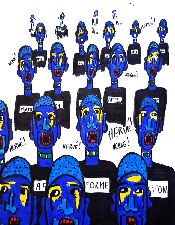 LES HOMMES CASQUE 3 MARIE - ÉDITH ALMASI
