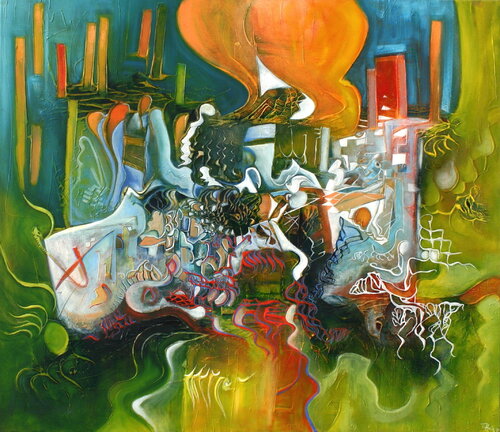 Koppendog van Thomas Hain, Schilderij te koop op Singulart