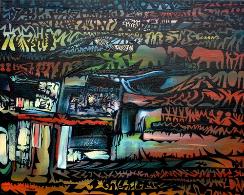 Schattenwelt van Thomas Hain, Schilderij te koop op Singulart