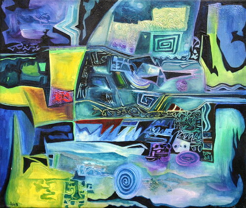 Spiralen van Thomas Hain, Schilderij te koop op Singulart
