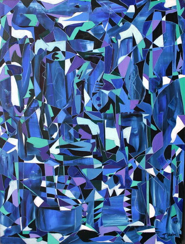 Eis bricht di Thomas Hain, Pittura in vendita su Singulart