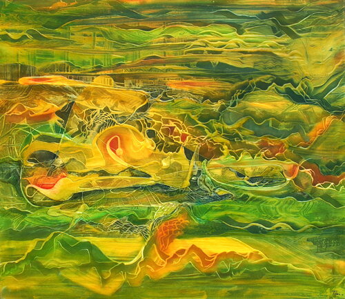 Überland di Thomas Hain, Pittura in vendita su Singulart