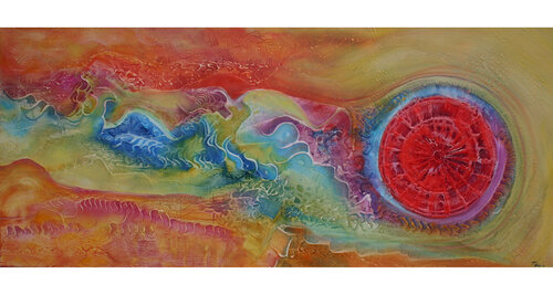 Rad der Zeit by Thomas Hain, Painting for Sale on Singulart
