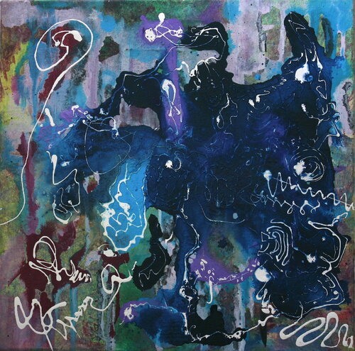 Lebensfäden II van Thomas Hain, Schilderij te koop op Singulart