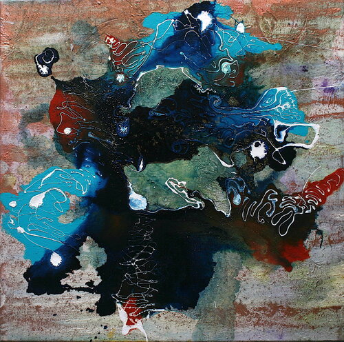 Lebensfäden III di Thomas Hain, Pittura in vendita su Singulart