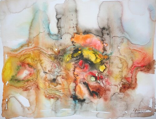 Lavafeld I von Thomas Hain, Malerei kaufen auf Singulart