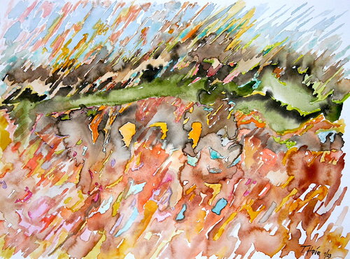 Lanze VI by Thomas Hain, Painting for Sale on Singulart
