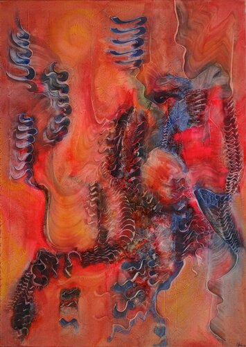 Melancholie mit Miles di Thomas Hain, Pittura in vendita su Singulart