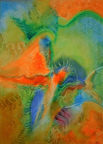 When heart is open by Thomas Hain, Painting for Sale on Singulart