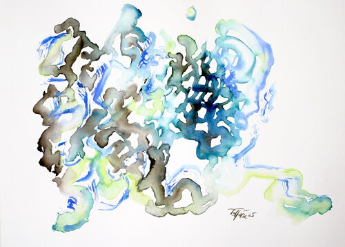 Blatt 9 di Thomas Hain, Pittura in vendita su Singulart