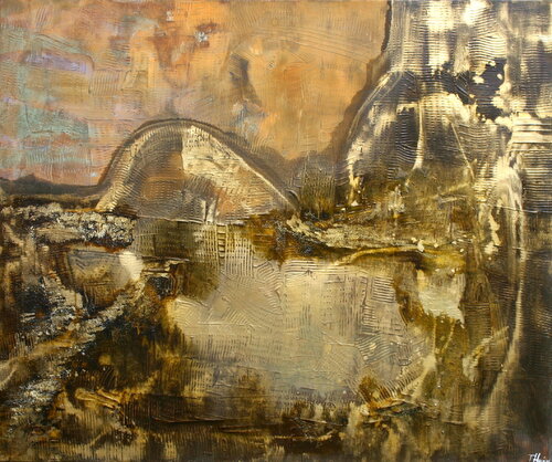 Bergsee van Thomas Hain, Schilderij te koop op Singulart