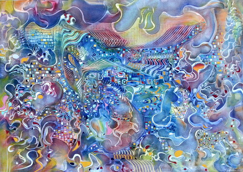 Der Bienenstock by Thomas Hain, 油畫 for Sale on Singulart