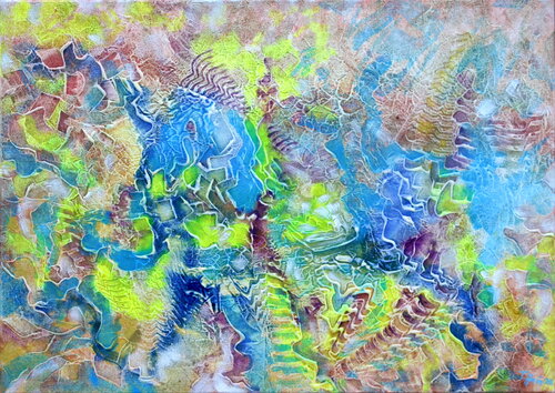 Am Gletscher van Thomas Hain, Schilderij te koop op Singulart