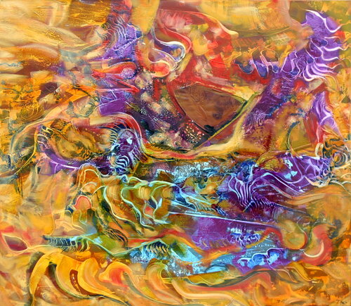 Inferno par Thomas Hain, Peinture en vente sur Singulart
