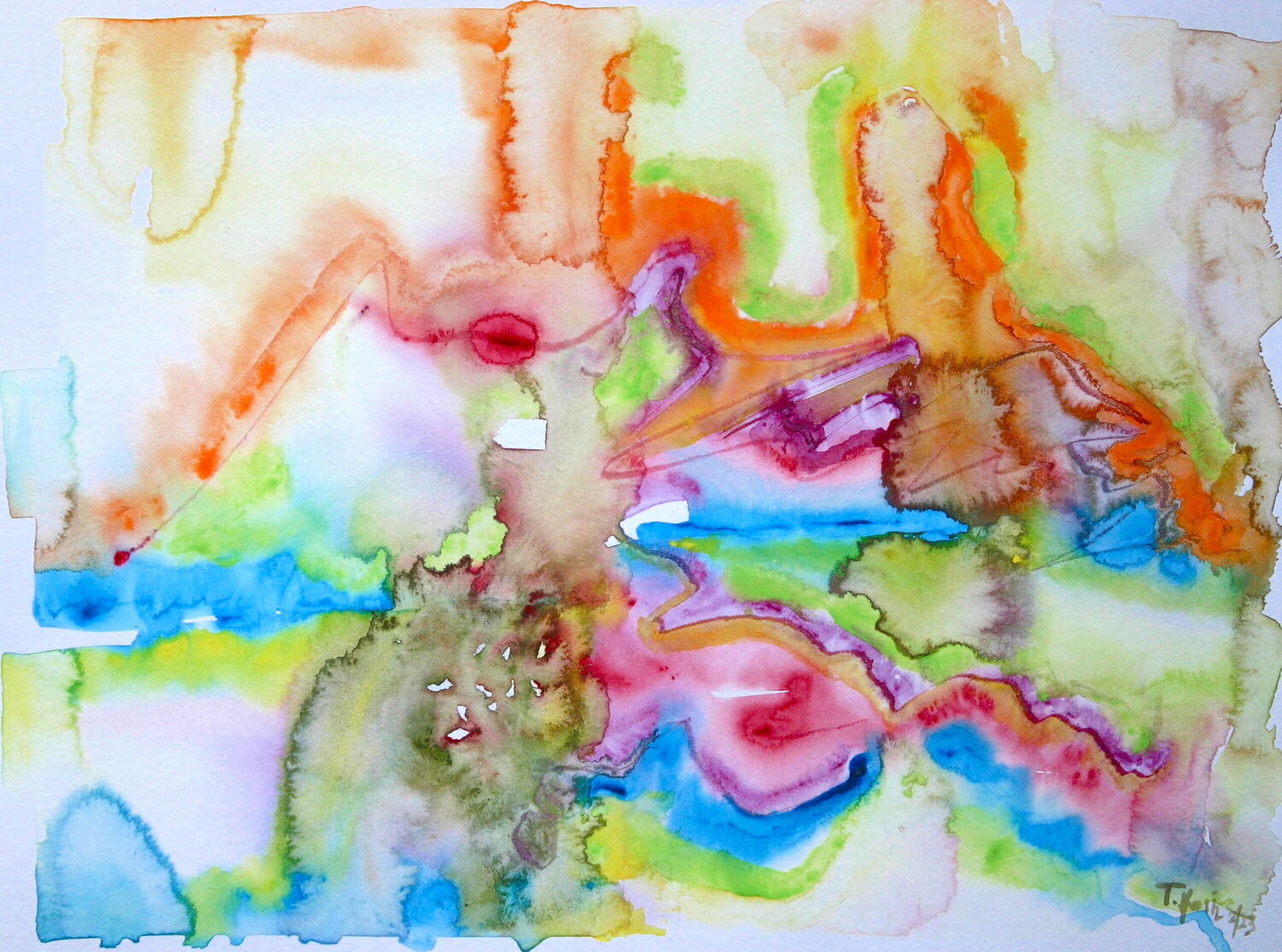 Sommerwind III Thomas Hain Dipinto originale in vendita