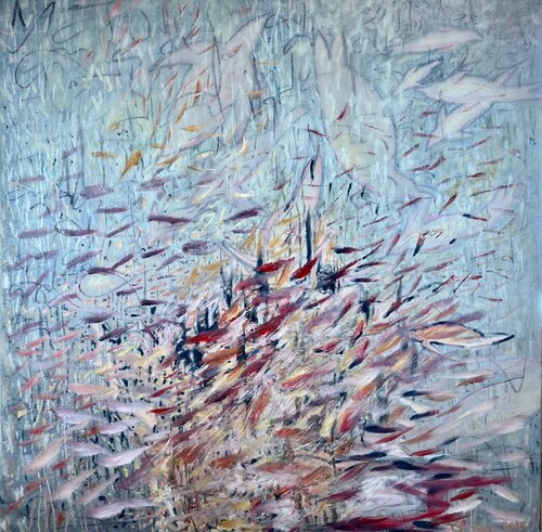 Königspinguin 2 di Conny Pfister, Pittura in vendita su Singulart
