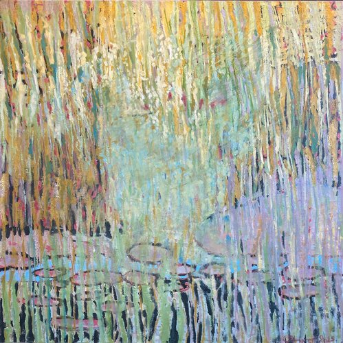 Herbstliches Moor 1 van Conny Pfister, Schilderij te koop op Singulart