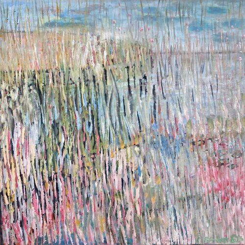 Herbstliches Moor 2 van Conny Pfister, Schilderij te koop op Singulart