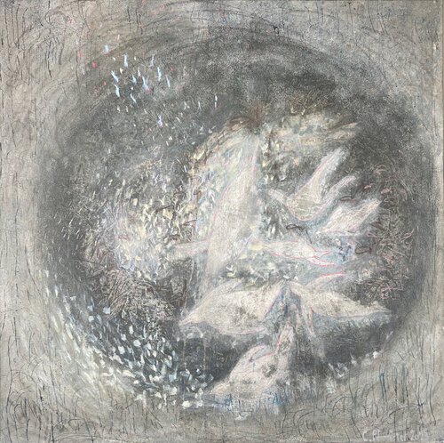 Königspinguin 1 di Conny Pfister, Pittura in vendita su Singulart