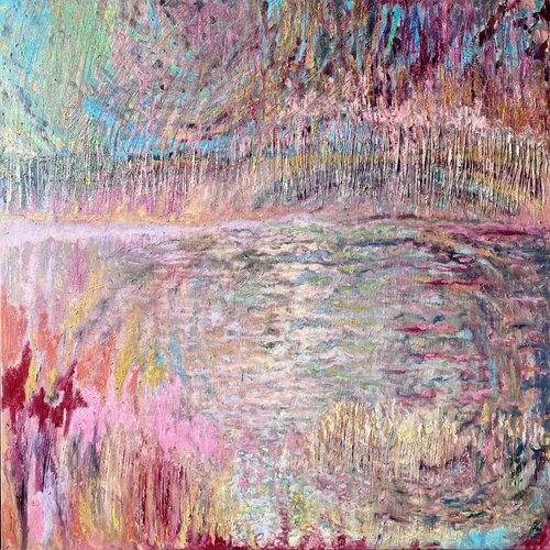 Lebenskreise van Conny Pfister, Schilderij te koop op Singulart