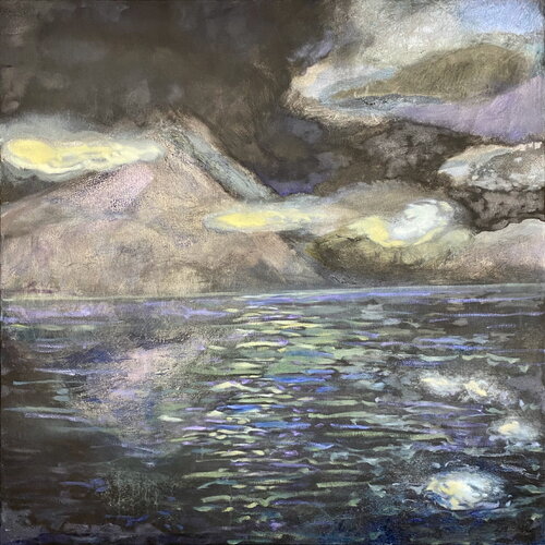 Nächtlicher See di Conny Pfister, Pittura in vendita su Singulart