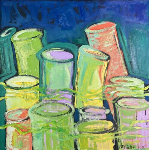 Farbenspiel 1 di Conny Pfister, Pittura in vendita su Singulart