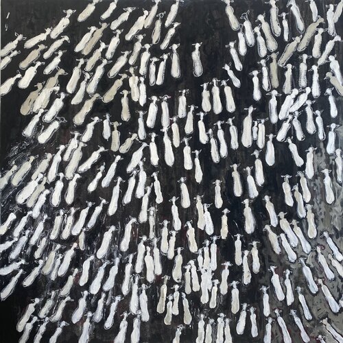 Herdentrieb van Conny Pfister, Schilderij te koop op Singulart