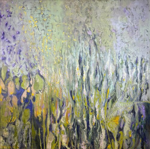 In meinem Garten by Conny Pfister, Painting for Sale on Singulart