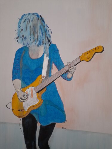 Von Blues träumen by Ing. Buchberger, Painting for Sale on Singulart
