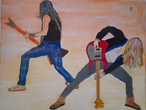 Hardrock&Metal von Ing. Buchberger, Malerei kaufen auf Singulart