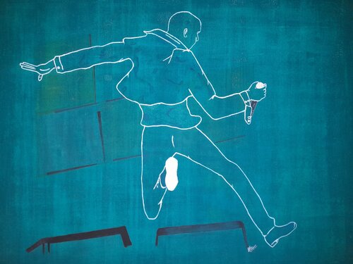 Jump 2 by Ing. Buchberger, Painting for Sale on Singulart