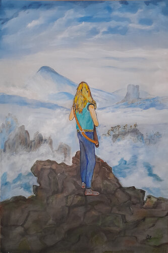 Über dem Rock-Meer von Ing. Buchberger, Malerei kaufen auf Singulart