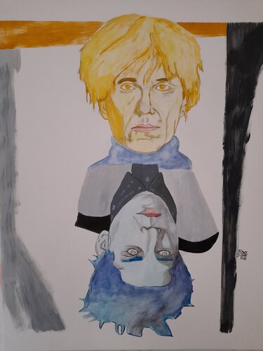 Warhol und Basquiat van Ing. Buchberger, Schilderij te koop op Singulart