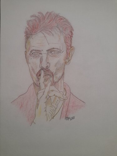 David Bowie. Träume, Ideen by Ing. Buchberger, Drawing for Sale on Singulart