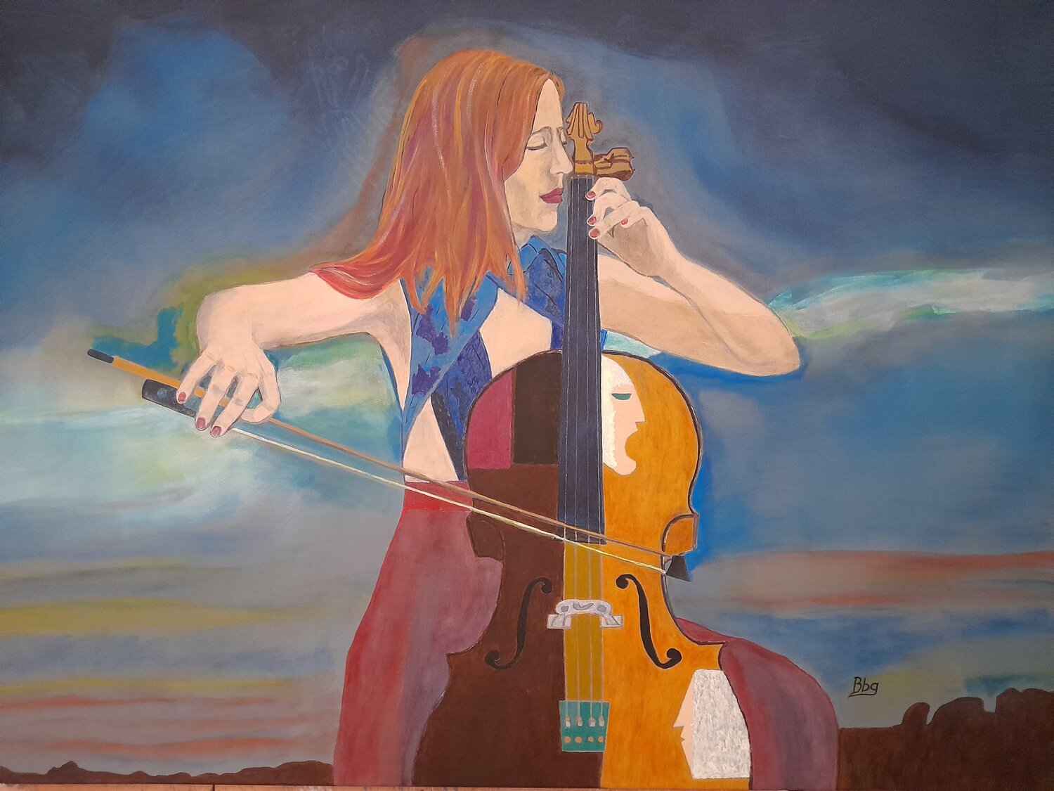 Solistin mit Cello Ing. Buchberger