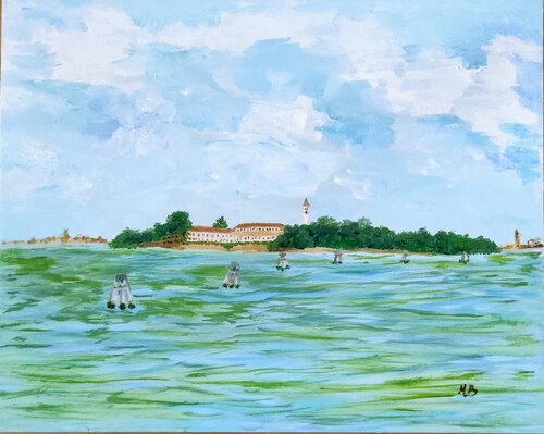 Poveglia van Miriam Brussato, Schilderij te koop op Singulart