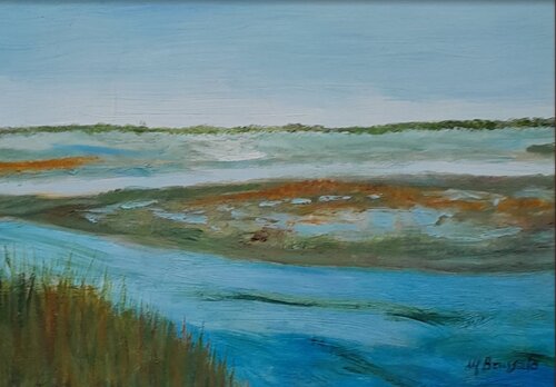 Barene (Venice) von Miriam Brussato, Malerei kaufen auf Singulart