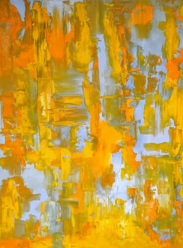 Abstract10 -olio spatolato su tela von Miriam Brussato, Malerei kaufen auf Singulart