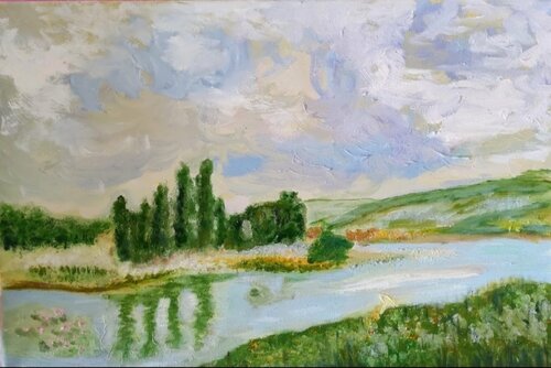 The River di Miriam Brussato, Pittura in vendita su Singulart