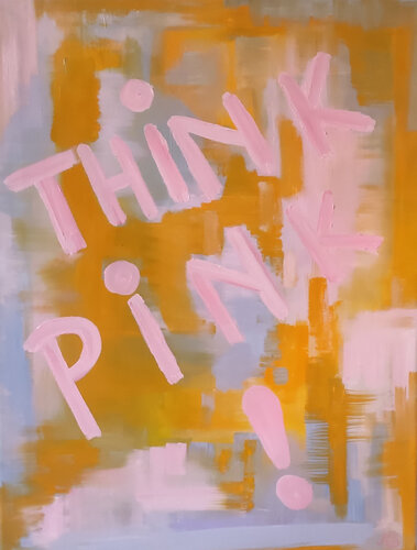 Think Pink di Miriam Brussato, Pittura in vendita su Singulart