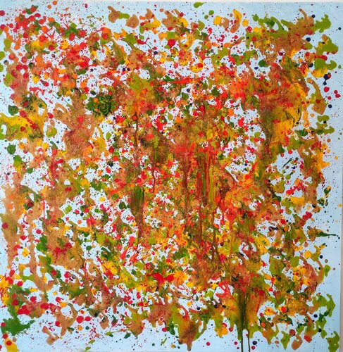 Abstract Pollock van Miriam Brussato, Schilderij te koop op Singulart
