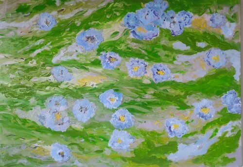 While everything Flows di Miriam Brussato, Pittura in vendita su Singulart