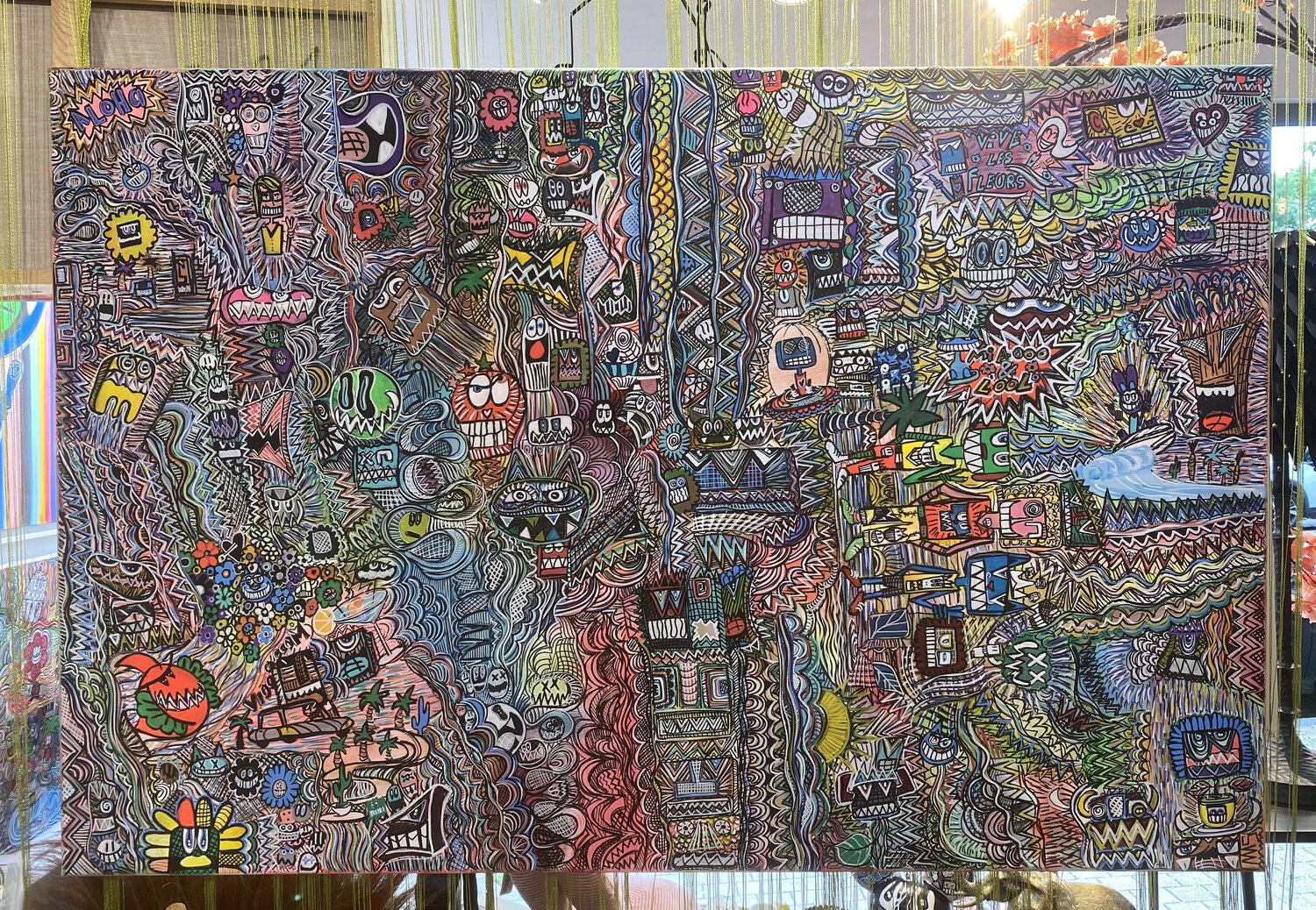 Cool, fun et miaooo by SEB PAUL MICHEL (2025) : Painting Acrylic on ...