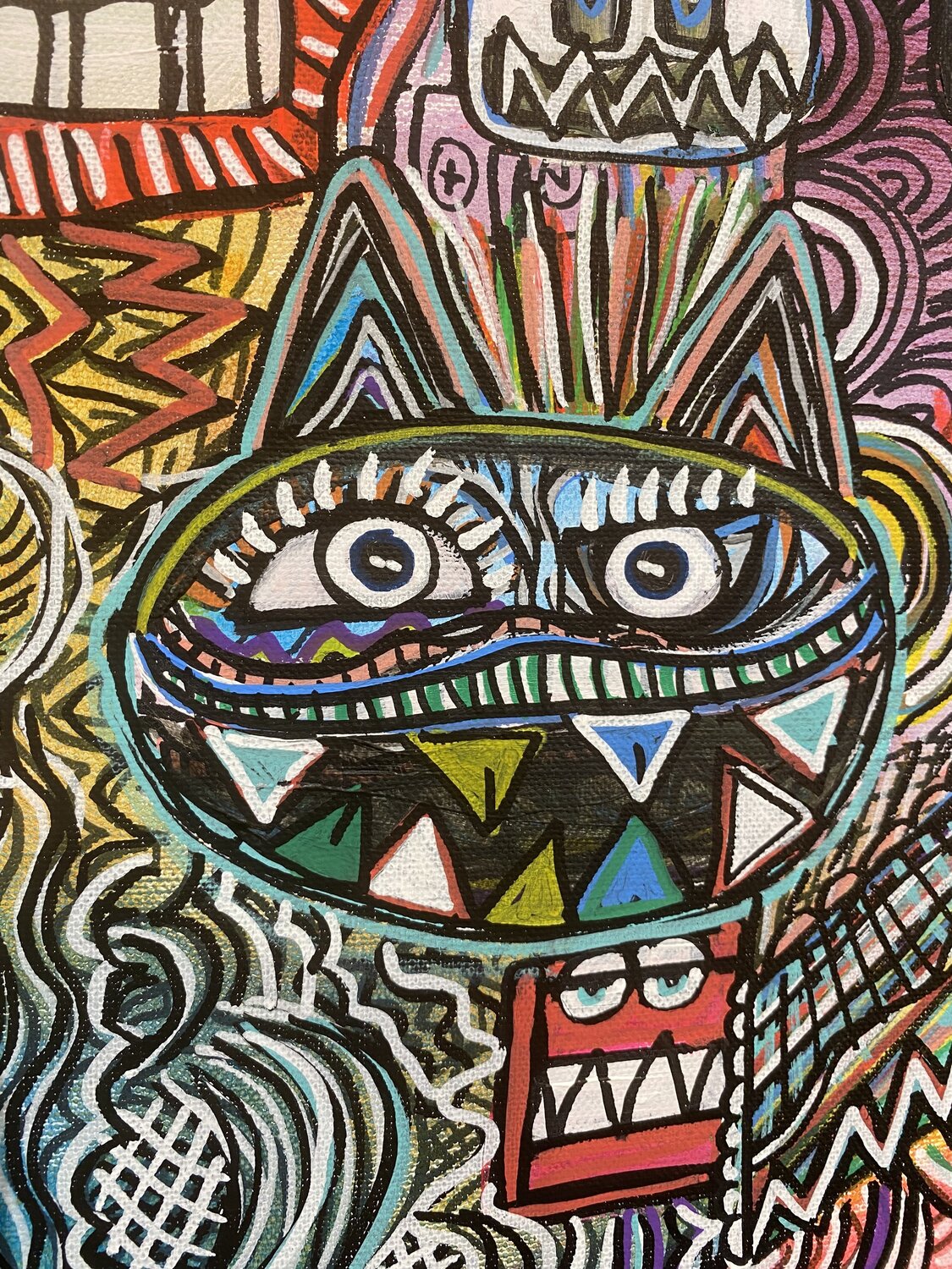 Cool, fun et miaooo by SEB PAUL MICHEL (2025) : Painting Acrylic on ...